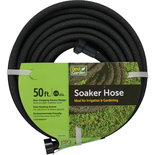 Best Garden 3/8 In. Dia. x 50 Ft. L. Soaker Hose 703600