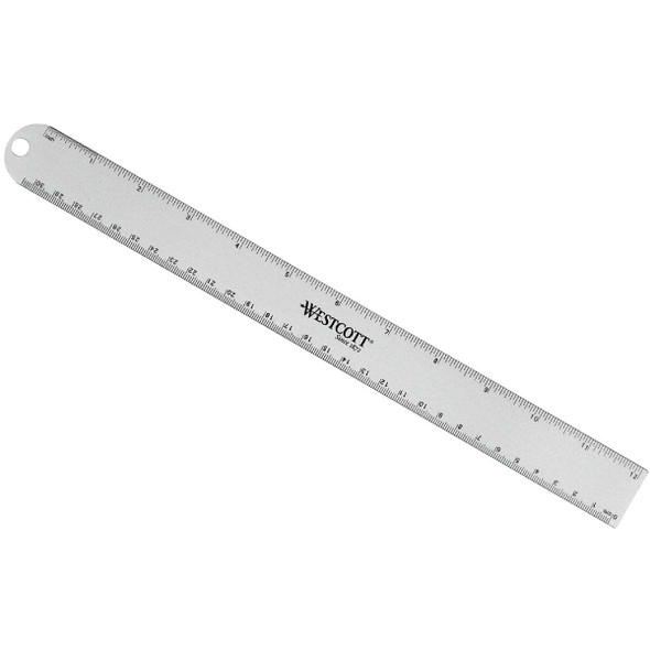 Westcott 12 In. Aluminum Ruler 14174