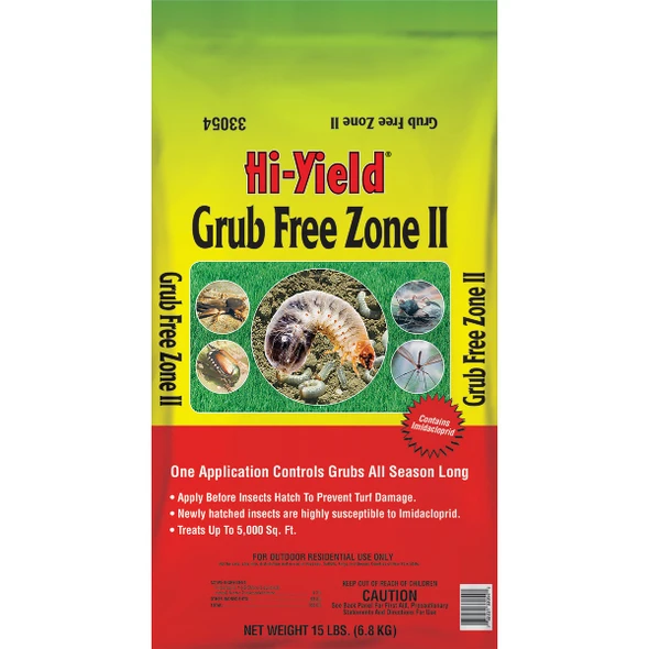 Hi-Yield Grub Free Zone II 15 Lb. Ready To Use Granules Grub Killer 33064