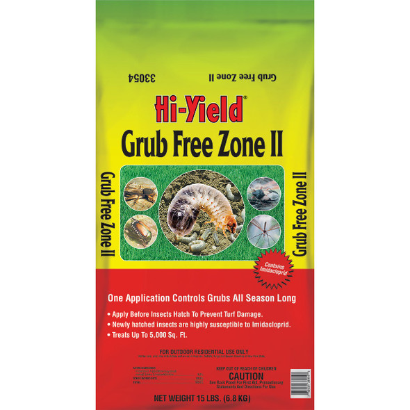 Hi-Yield Grub Free Zone II 15 Lb. Ready To Use Granules Grub Killer 33064