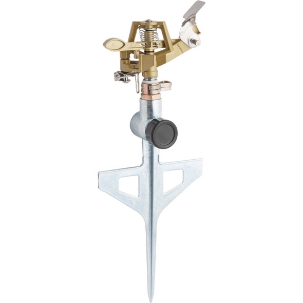 Best Garden Metal 5600 Sq. Ft. T-Spike Impulse Sprinkler 9536CH-BGDI