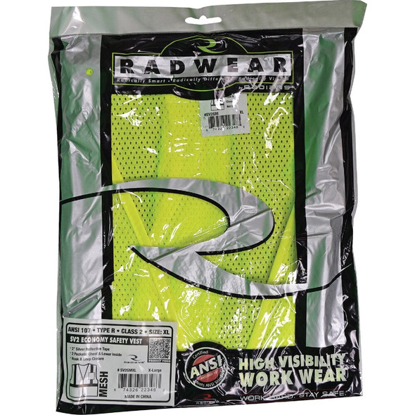 PIP Pro Safety High Visibility Yellow 5-Point Breakaway Safety Vest PRO56202-O 583332