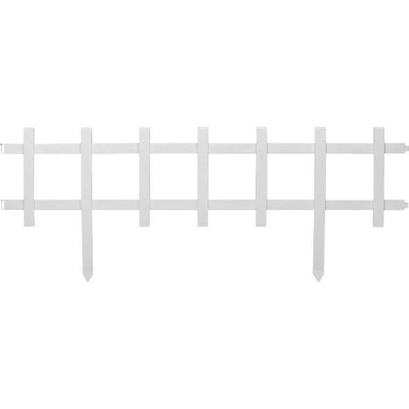 Master Mark Cape Cod 13.5 In. H x 33 In. L. Plastic Decorative Border Fence