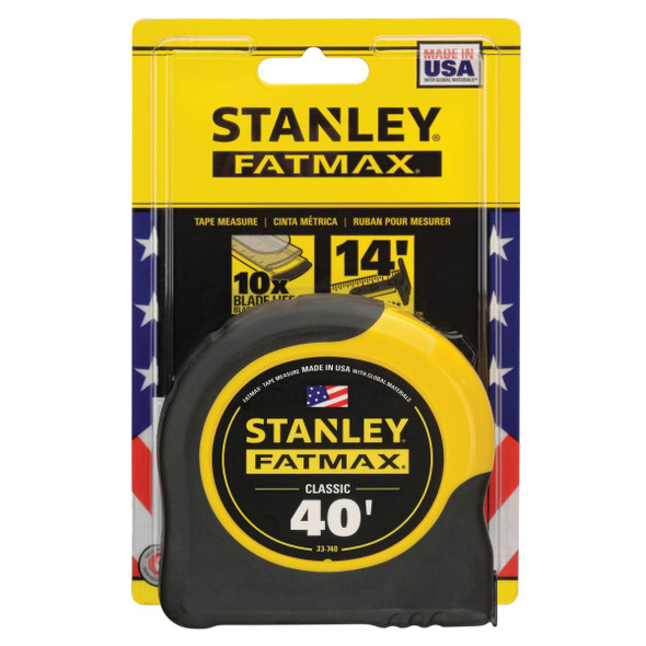 Stanley FatMax 40 Ft. Classic Tape Measure with 11 Ft. Standout 33-740THR 344489