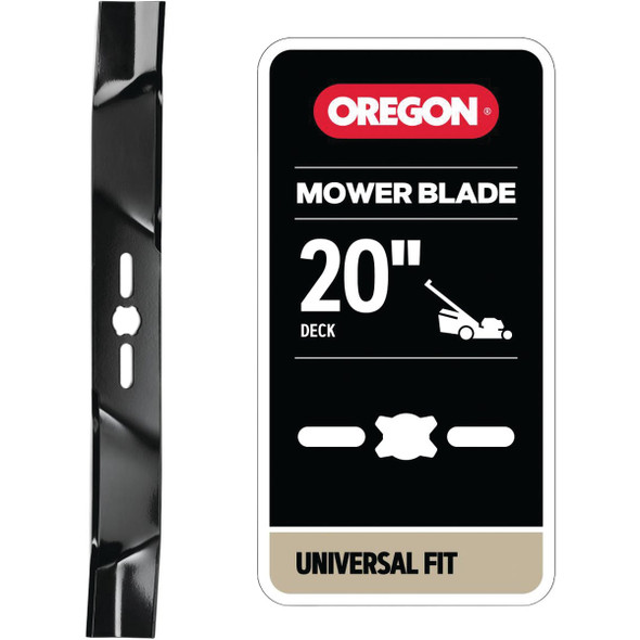 Oregon 20 In. 3-in-1 Universal Fit Lawn Mower Blade UW-20-1M