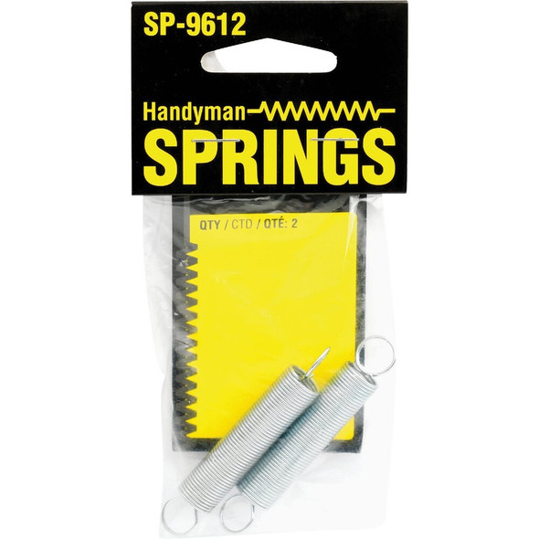 Prime-Line Handyman 0.034 Ga 7-16 In. x 2-3-4 In. Extension Spring (2-Pack) SP 9612 748668