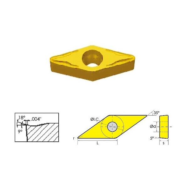 Hhip VBMT-331-HM Coated Carbide Insert 6005-2331