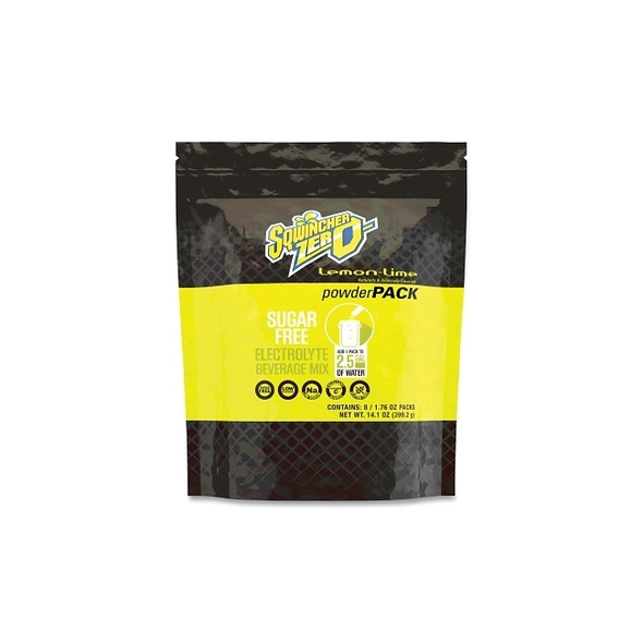PowderPack™ ZERO Sugar Free 2.5 gal Yield Powder Mix, 1.76 oz Packet, Lemon-Lime