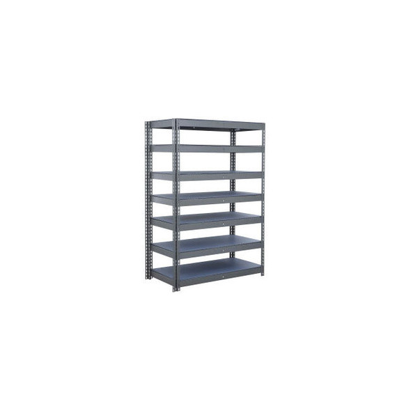 Global Industrial 7 Shelf Standard Duty Boltless Shelving Add On 48""W x 18""D x