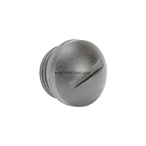 Harting M12 Circular Connector Cover,Polyamide 21010000003 Pack of 10