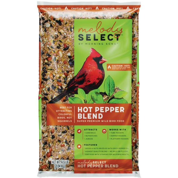 Melody Select 4.5 Lb. Hot Pepper Bird Food 14059