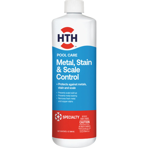 HTH Pool Care 1 Qt. Liquid Metal, Stain & Scale Control 67218