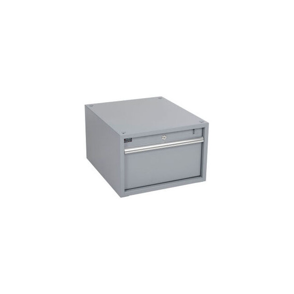 Global Industrial Stacking Steel Drawer 17-1/4""W x 20""D x 12""H Gray
