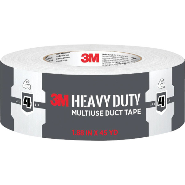 3M 1.88 In. x 45 Yd. Heavy Duty Duct Tape, White 2145-WH