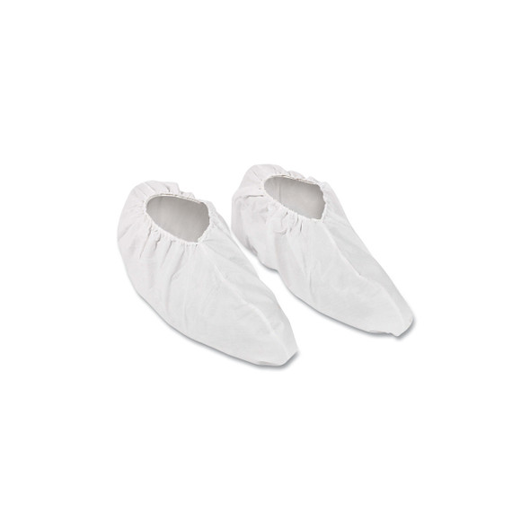 A8 Shoe Covers with Unitrax, Small/Medium, Poly-Film Laminated, White