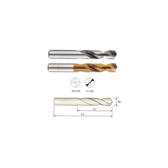 Yg-1 Tool Point Stub Screw Mach Drill,#49x1-11/16 D4148149 Pack of 10