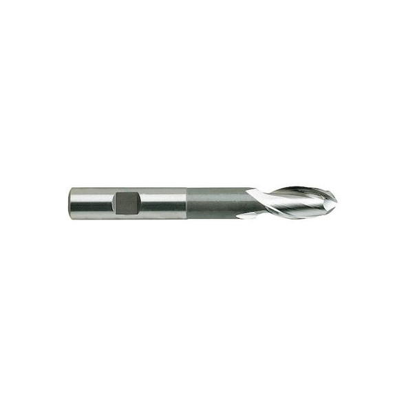 Yg-1 Tool Ball End Mill,Single End,1",HSS 42176