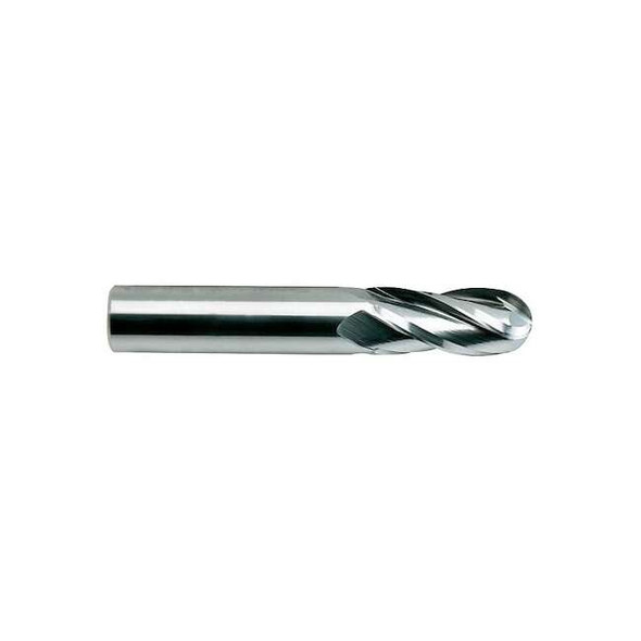 Yg-1 Tool Ball End Mill,Single End,5/32",Carbide 43561