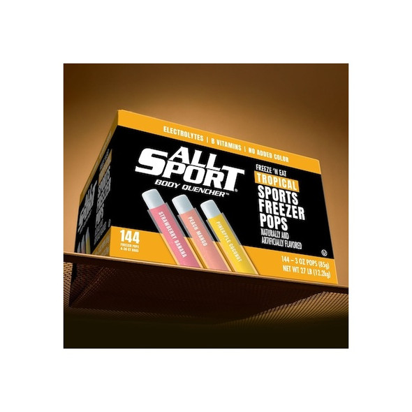 All Sport Freezer Pop,Full-Sugar,Clear,PK144 10121517