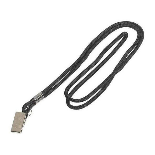 Partners Brand Lanyard,Standard,Hook,36",Black,PK24, Black, Nylon, 24 PK LY110