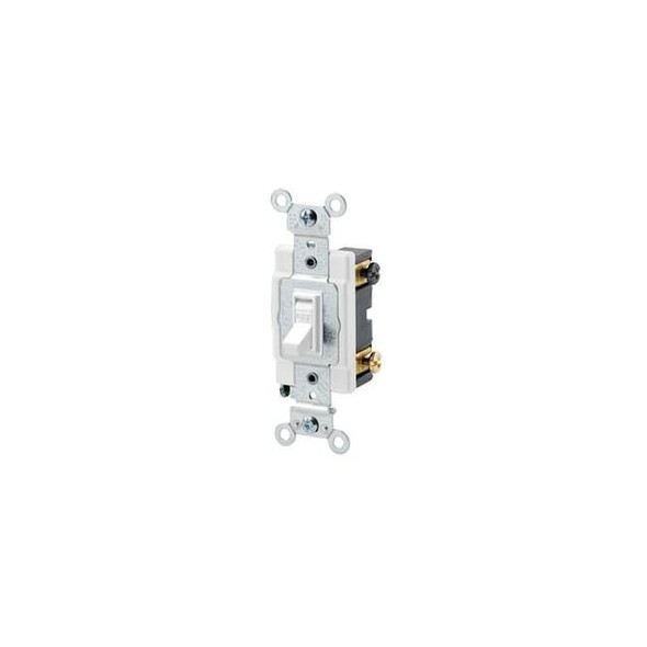 Leviton Toggle Framed Double-Pole, 15 Amp 54502-2W