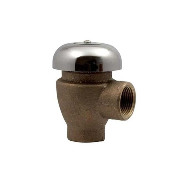 Apollo Valves Vacuum Breaker,3/8in,FNPT,Chrome,125 psi 38LF10203