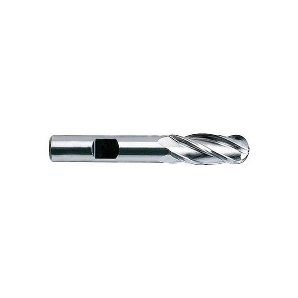 Yg-1 Tool Cobalt End Mill,Ball,3/8,3/4 Cut L 43305