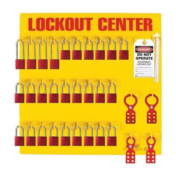 Zing Lockout Station,Filled,Electrical 2729