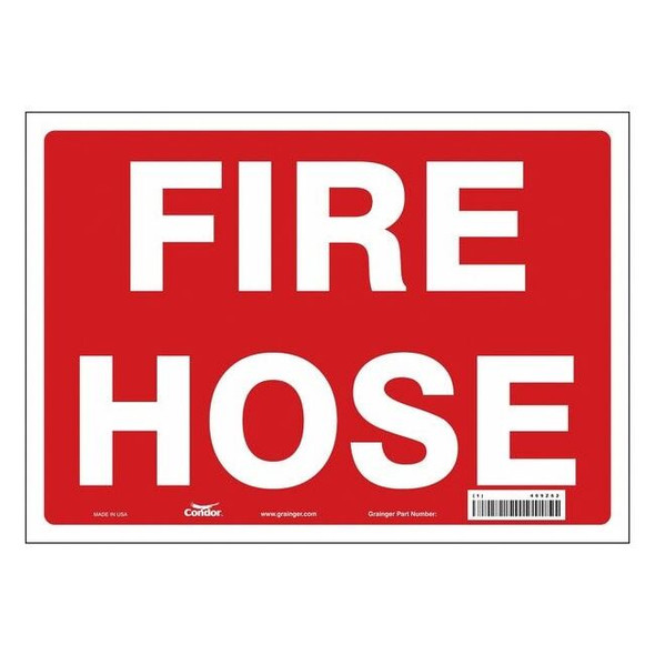 Condor Safety Sign,14" W,10" H,0.004" Thickness 469Z62