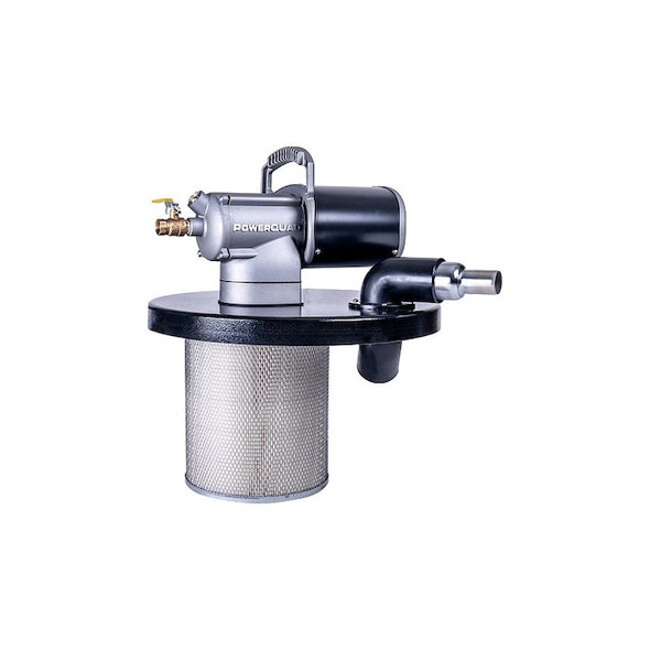 Guardair Pneumatic Drum-Top Vacuum Head, 30 gal, 20 - 60 cfm PQ30H150