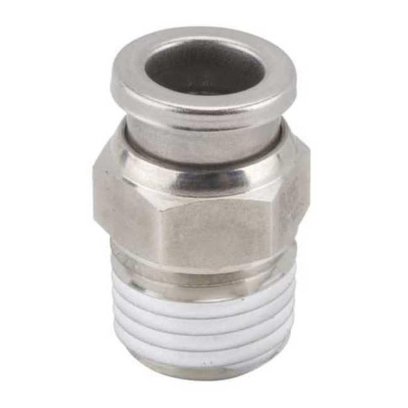 Smc 1/4" x 3/8" Tube x MNPT SS Male Adapter KQG2H11-N02S