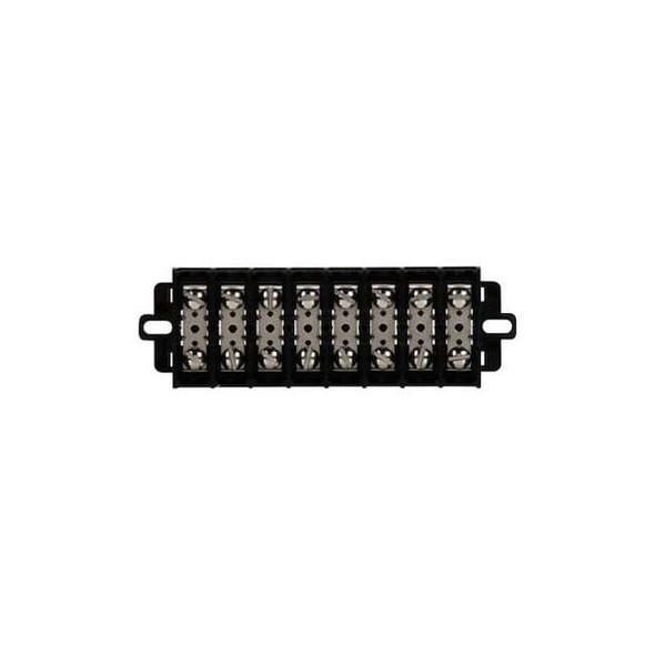 Eaton Bussmann BarrierTerminalStrip,60A,6AWGMax,600V KU12-WNUV