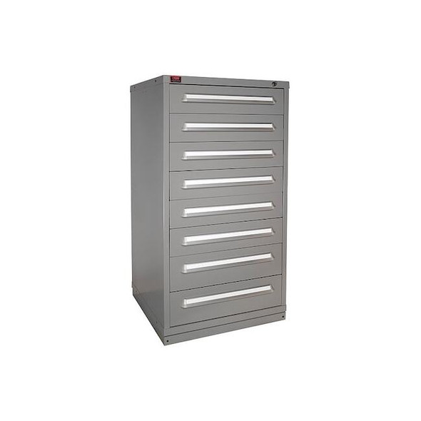 Lyon ModDrwrCab,59.25"x30"x28",DvGry,8Drwr DDM6830301014IL