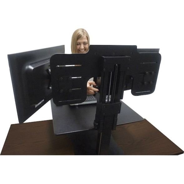 Victor Technology Standing Desk Converter,28 in W,Black DC350A