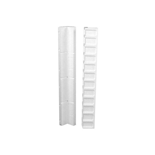 Polar Tech Industries Foam Edge Protectors, 1" Open End, 6" Snap-Aways, PK40 907