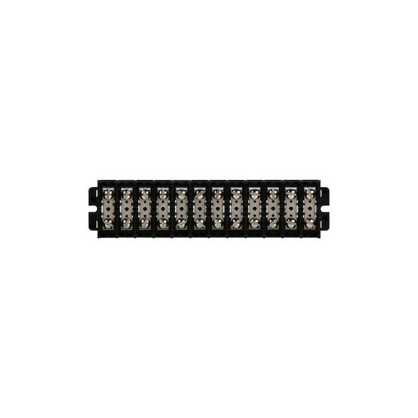 Eaton Bussmann BarrierTerminalStrip,60A,6AWGMax,600V KUX12-WWCMT