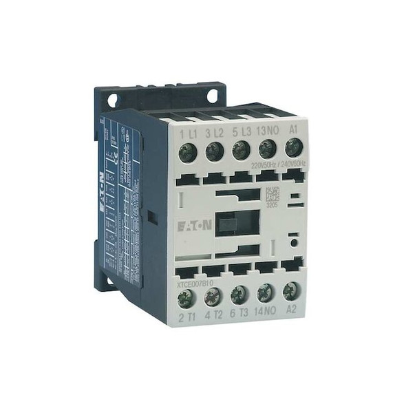 IEC Magnetic Contactor, 1NC, 480V AC, 3 P, Non-Reversing, Screw