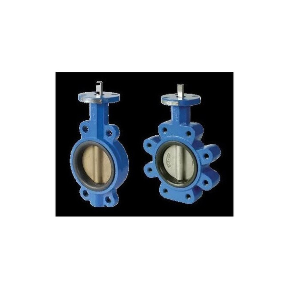 Abz Valves Butterfly Valves,Wafer,250 psi,2" Size 5322094840