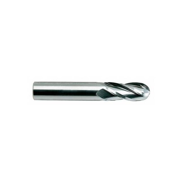 Yg-1 Tool Solid Carb End Mill,1/8in.Diax1-1/2L in 43558