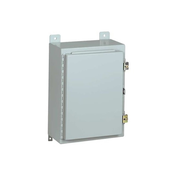 Padlockable Hasp Electrical Enclosures, 16 in H, 6 in D, 16 in W, 12, 13, Steel