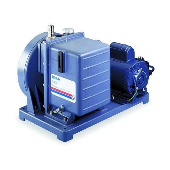 Duoseal Vacuum Pump,2 1/4 hp,1 Phase,115/230V AC 1402B-01