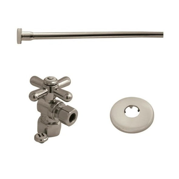 KTK108P Toilet Supply Kit Combo 1/2" IPS X 3/8" Comp Outlet