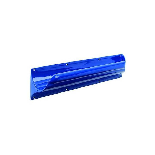 Left Hand Wall Mount Grab Bar, 30" L, Aluminum, Powder Coated