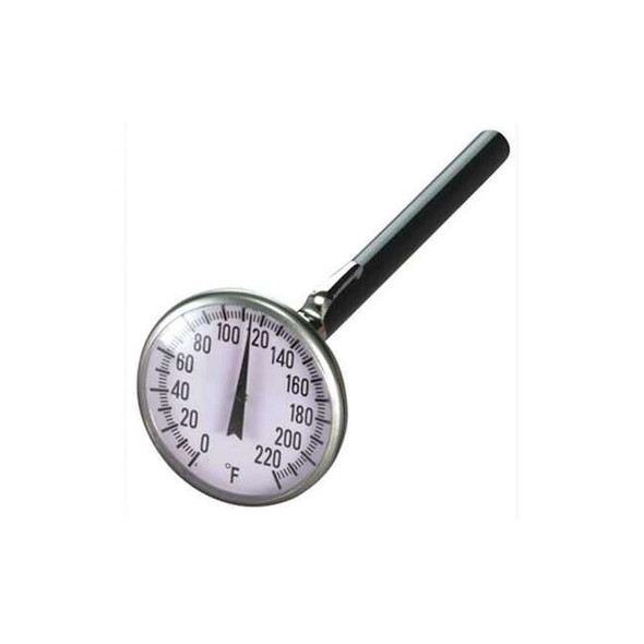 Mastercool Analog Dial Pocket Thermometer, 0 Degrees to 220 Degrees F 91120
