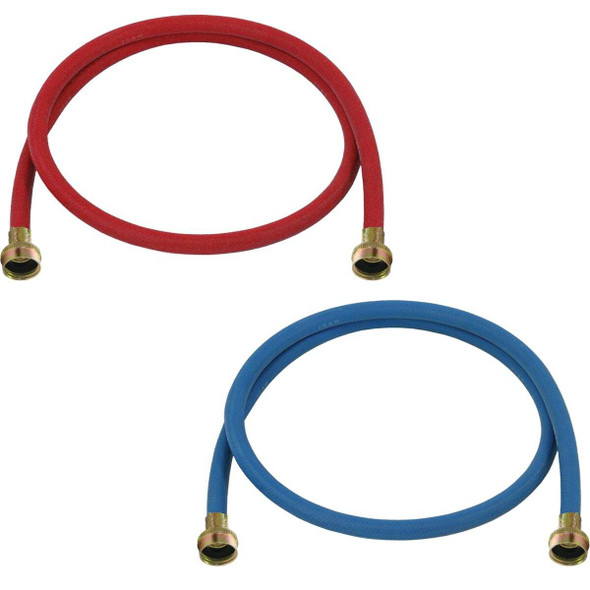 Abbott Rubber 3/8 In. ID X 6 Ft. Red & Blue Washing Machine Hose WA6RB7006