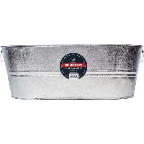 Behrens 10.5 Gal. Hot Dipped Steel Oval Tub 2-OV