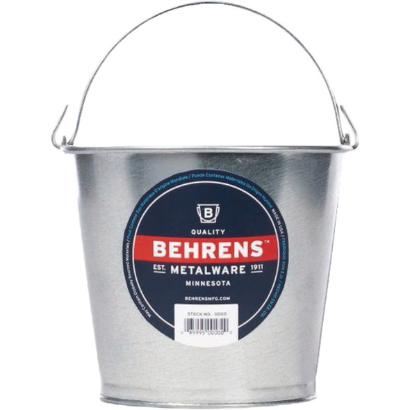 Behrens 2 Qt. Galvanized Steel Pail 1202GS