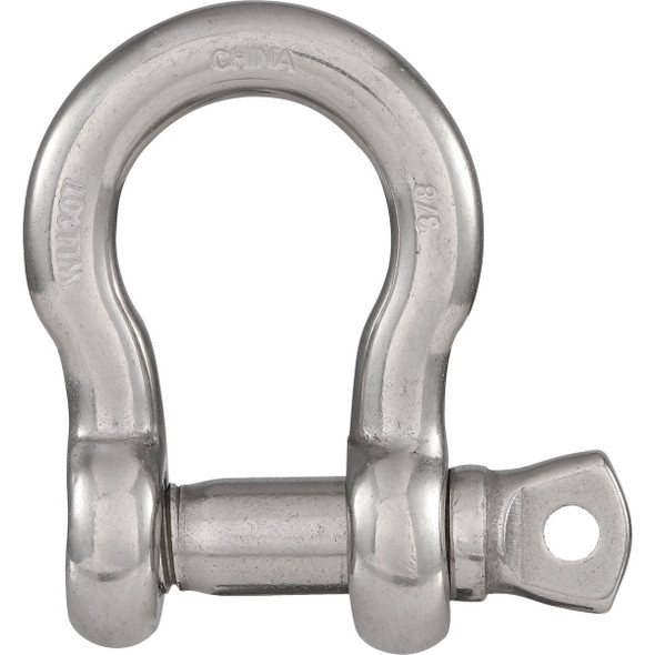 National Anchor Shackles, Stainless Steel, 3/8 In. N100-280