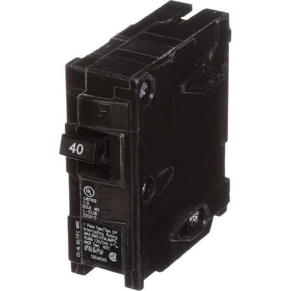 Siemens 15A 120V Single Pole Circuit Breaker Q140