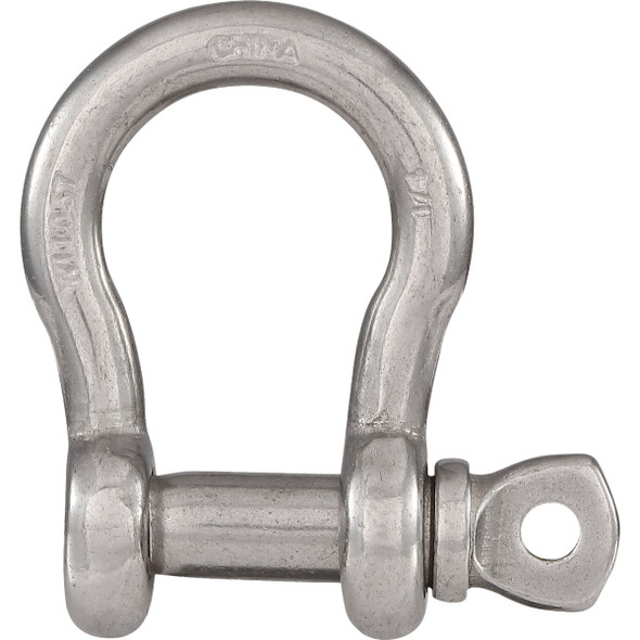 National Anchor Shackles, Stainless Steel, 1/4 In. N100-278